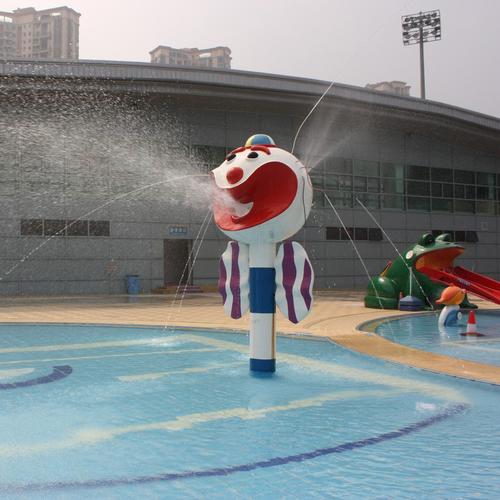 厂家批发水上乐园戏水小丑水上游乐设施儿童水池喷水小丑图片
